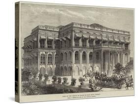 Visit of the Prince of Wales to Sans Souci, Bombay-null-Stretched Canvas