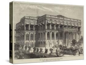 Visit of the Prince of Wales to Sans Souci, Bombay-null-Stretched Canvas
