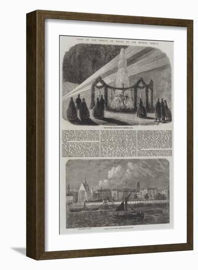 Visit of the Prince of Wales to the Middle Temple-null-Framed Giclee Print