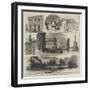 Visit of the Prince of Wales to Warwickshire, Sketches in Birmingham and its Vicinity-null-Framed Giclee Print