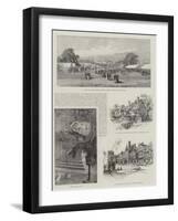 Visit of the Prince of Wales to Warwickshire-null-Framed Giclee Print