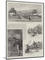 Visit of the Prince of Wales to Warwickshire-null-Mounted Giclee Print