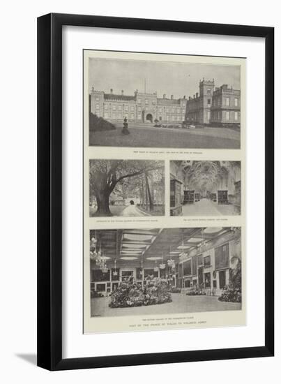 Visit of the Prince of Wales to Welbeck Abbey-null-Framed Premium Giclee Print