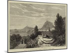 Visit of the Princess of Wales to Greece, in the Palace Gardens, Athens-null-Mounted Giclee Print