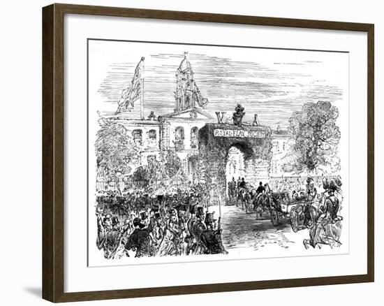 Visit of the Queen and Prince Albert to the Linen Hall, Belfast, C1850S-null-Framed Giclee Print