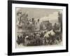 Visit of the Queen to Wolverhampton, the Procession Escorting Her Majesty Up Snow-Hill-null-Framed Giclee Print