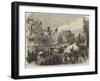 Visit of the Queen to Wolverhampton, the Procession Escorting Her Majesty Up Snow-Hill-null-Framed Giclee Print