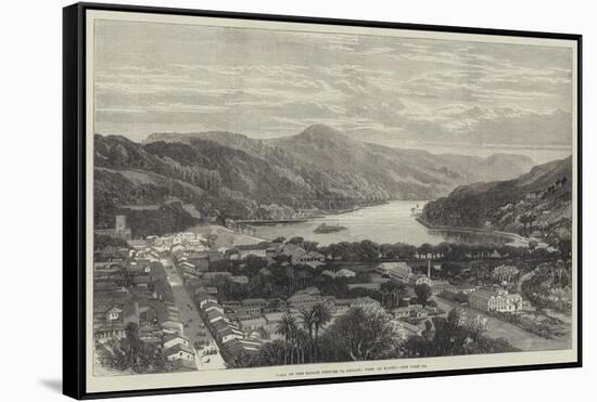 Visit of the Sailor Princes to Ceylon, View of Kandy-null-Framed Stretched Canvas