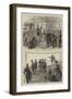 Visit of the Shah of Persia-null-Framed Giclee Print