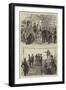 Visit of the Shah of Persia-null-Framed Giclee Print