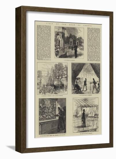 Visit of the Shah of Persia-null-Framed Giclee Print