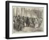 Visit of the Sultan to the Duke of Cambridge, at Constantinople-null-Framed Giclee Print