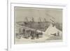 Visit of the Viceroy of India to the Sassoon Dock at Bombay-null-Framed Giclee Print