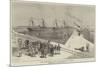 Visit of the Viceroy of India to the Sassoon Dock at Bombay-null-Mounted Giclee Print