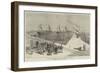 Visit of the Viceroy of India to the Sassoon Dock at Bombay-null-Framed Giclee Print