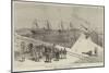 Visit of the Viceroy of India to the Sassoon Dock at Bombay-null-Mounted Giclee Print