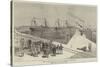 Visit of the Viceroy of India to the Sassoon Dock at Bombay-null-Stretched Canvas