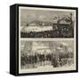 Visit of their Royal Highnesses Princes Albert Victor and George of Wales to Dublin-null-Framed Stretched Canvas