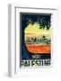 Visit Palestine-Franz Kraus-Framed Premium Giclee Print