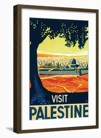 Visit Palestine-Franz Kraus-Framed Art Print