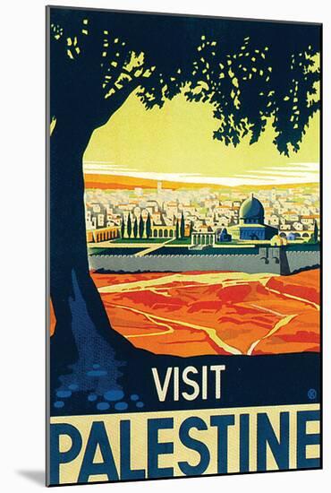 Visit Palestine-Franz Kraus-Mounted Art Print