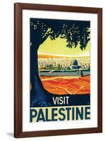 Visit Palestine-Franz Kraus-Framed Art Print