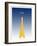 Visit Paris - At Night (minimalist)-The Saturday Evening Post-Framed Giclee Print