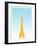 Visit Paris (minimalist)-The Saturday Evening Post-Framed Giclee Print