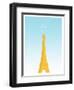 Visit Paris (minimalist)-The Saturday Evening Post-Framed Giclee Print