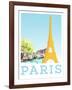 Visit Paris-The Saturday Evening Post-Framed Giclee Print