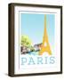 Visit Paris-The Saturday Evening Post-Framed Giclee Print
