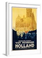 Visit Picturesque Holland Poster-Joseph Rovers-Framed Giclee Print