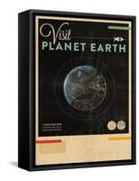 Visit Planet Earth-Hannes Beer-Framed Stretched Canvas