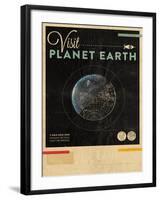 Visit Planet Earth-Hannes Beer-Framed Art Print