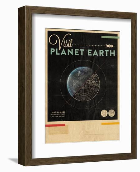 Visit Planet Earth-Hannes Beer-Framed Art Print