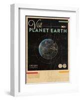 Visit Planet Earth-Hannes Beer-Framed Art Print