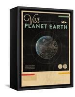 Visit Planet Earth-Hannes Beer-Framed Stretched Canvas