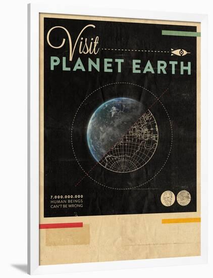 Visit Planet Earth-Hannes Beer-Framed Art Print