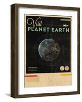 Visit Planet Earth-Hannes Beer-Framed Art Print