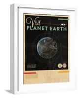 Visit Planet Earth-Hannes Beer-Framed Art Print