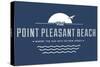 Visit Point Pleasant Beach - Where the sun sets on New Jersey-Lantern Press-Stretched Canvas