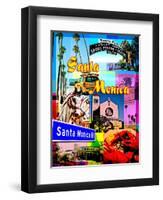 Visit Rainbow Santa Monica 1-Victoria Hues-Framed Premium Giclee Print