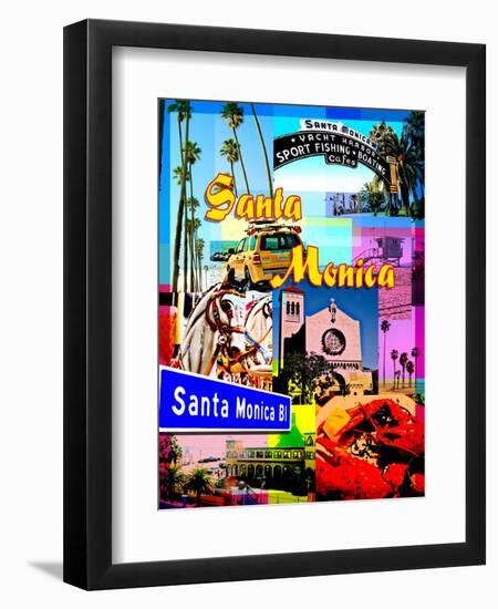 Visit Rainbow Santa Monica 1-Victoria Hues-Framed Premium Giclee Print