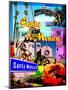 Visit Rainbow Santa Monica 1-Victoria Hues-Mounted Giclee Print