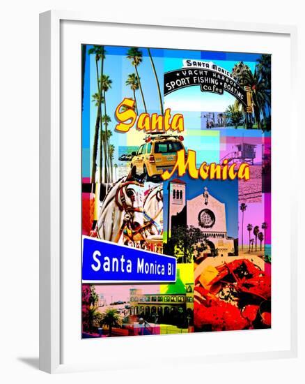 Visit Rainbow Santa Monica 1-Victoria Hues-Framed Giclee Print