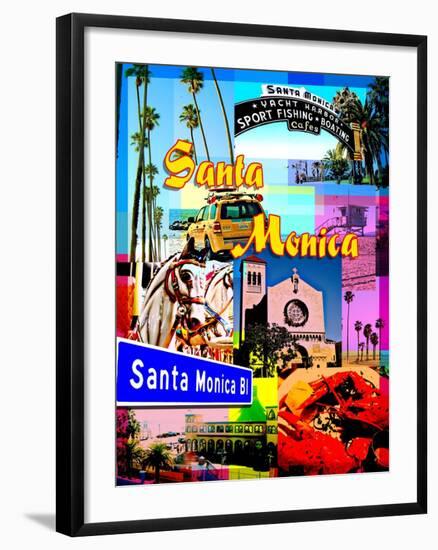 Visit Rainbow Santa Monica 1-Victoria Hues-Framed Giclee Print