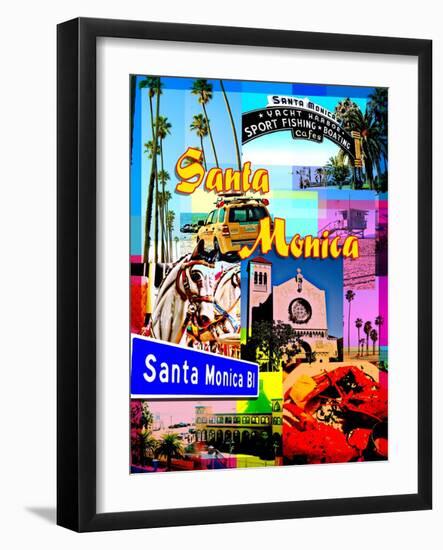 Visit Rainbow Santa Monica 1-Victoria Hues-Framed Giclee Print