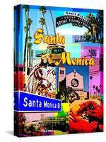 Visit Rainbow Santa Monica 1-Victoria Hues-Stretched Canvas