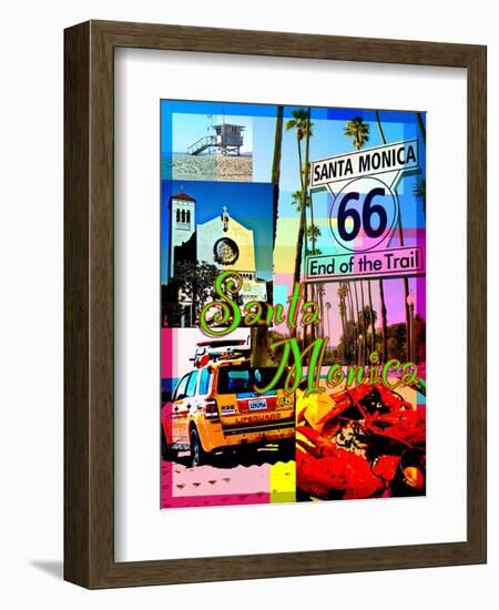 Visit Rainbow Santa Monica 5-Victoria Hues-Framed Giclee Print