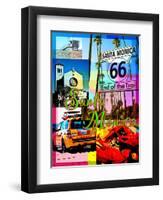 Visit Rainbow Santa Monica 5-Victoria Hues-Framed Giclee Print